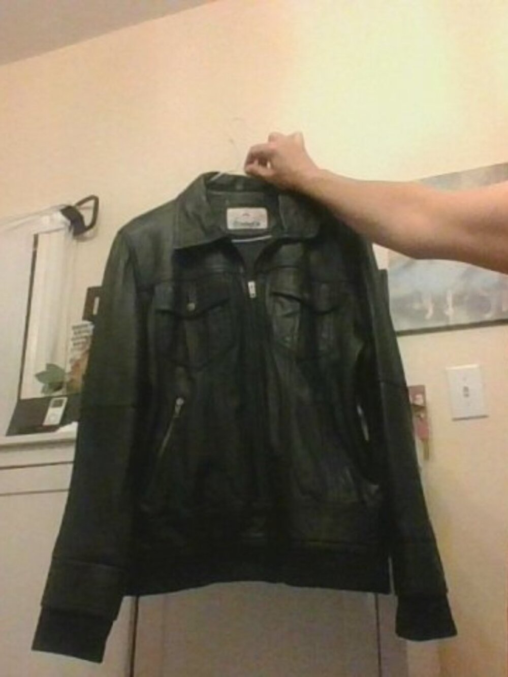 Ladies Casual Leather jacket